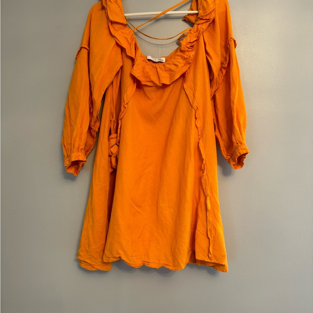 Marissa Webb x RTR Orange Dress Sz 10 Medium - Picture 5 of 5